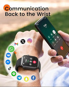 Smart Watch for Men for iPhone&Android: 100 Day+Battery Life, Smart Watch(Answer/Make Calls)