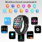 Smart Watch for Men Women, Fitness Tracker Heart Rate Monitor, 1.85" Touch HD Smartwatch for Android