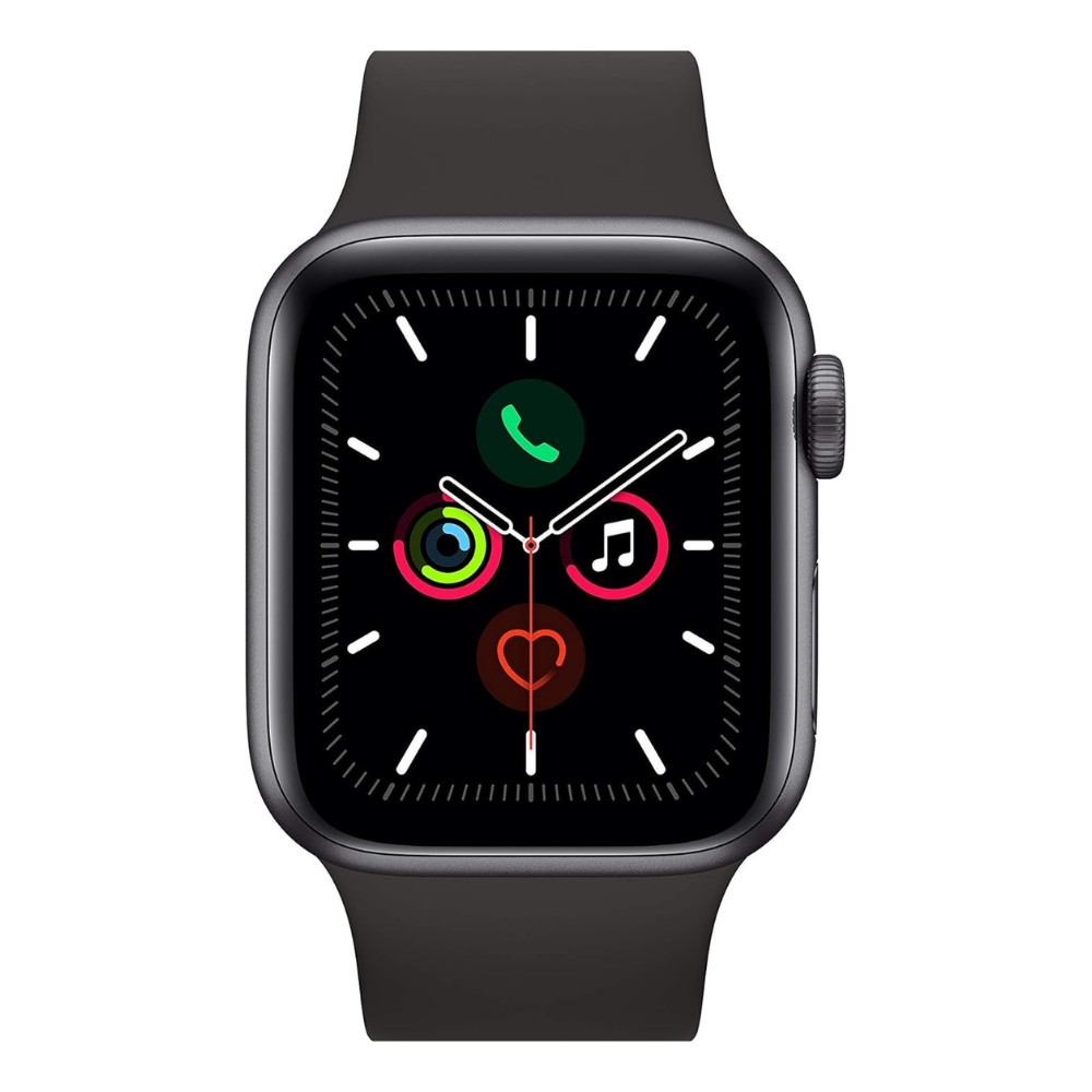 Apple Watch Series 5 (GPS, 40MM) - Space Gray Aluminum Case with Black Sport Band