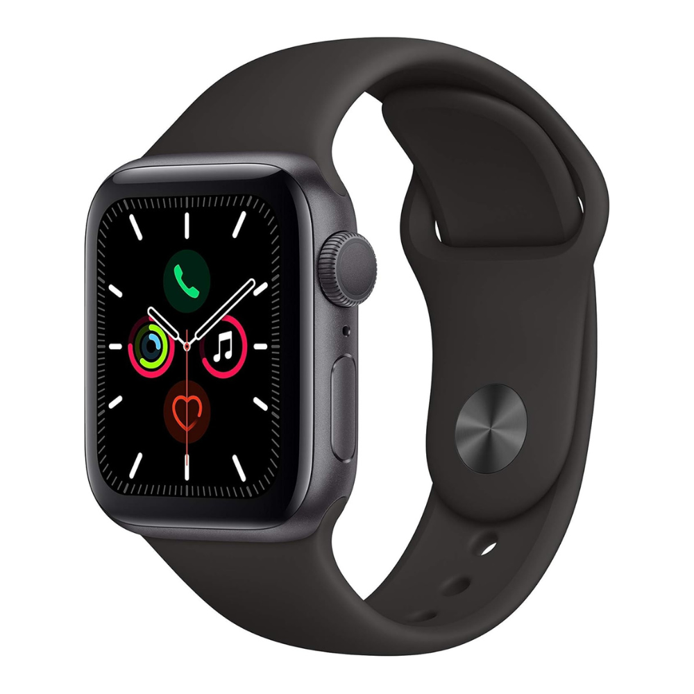 Apple Watch Series 5 (GPS, 40MM) - Space Gray Aluminum Case with Black Sport Band
