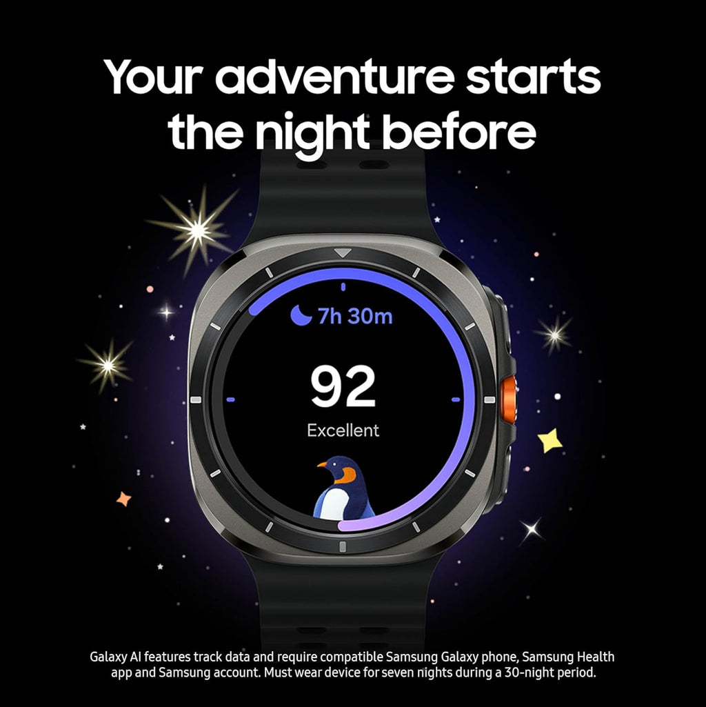 Galaxy Watch Ultra (2025) 47mm LTE Smartwatch, Titanium Casing, Advanced Sleep Coaching ⌚