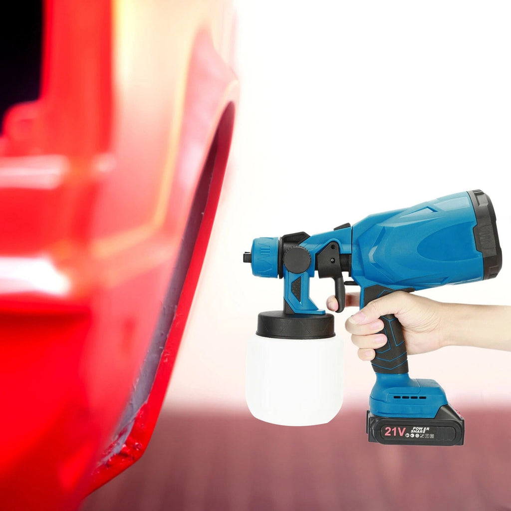 High Pressure Cordless Paint Sprayer Electric Airless HVLP Spray Gun