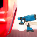 High Pressure Cordless Paint Sprayer Electric Airless HVLP Spray Gun